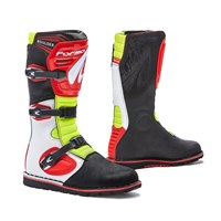 BOOT BOULDER TRIALS WHITE/RED/FLO YELLOW 48